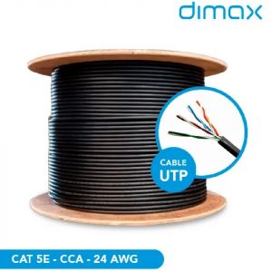 CABLE UTP PARA EXTERIOR CAT5E  305 Metros 
ALEACION